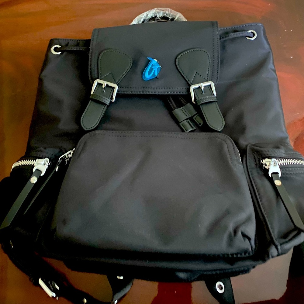 Glamaholic Lifestyle Nylon Black Backpack. Brand new, never worn.